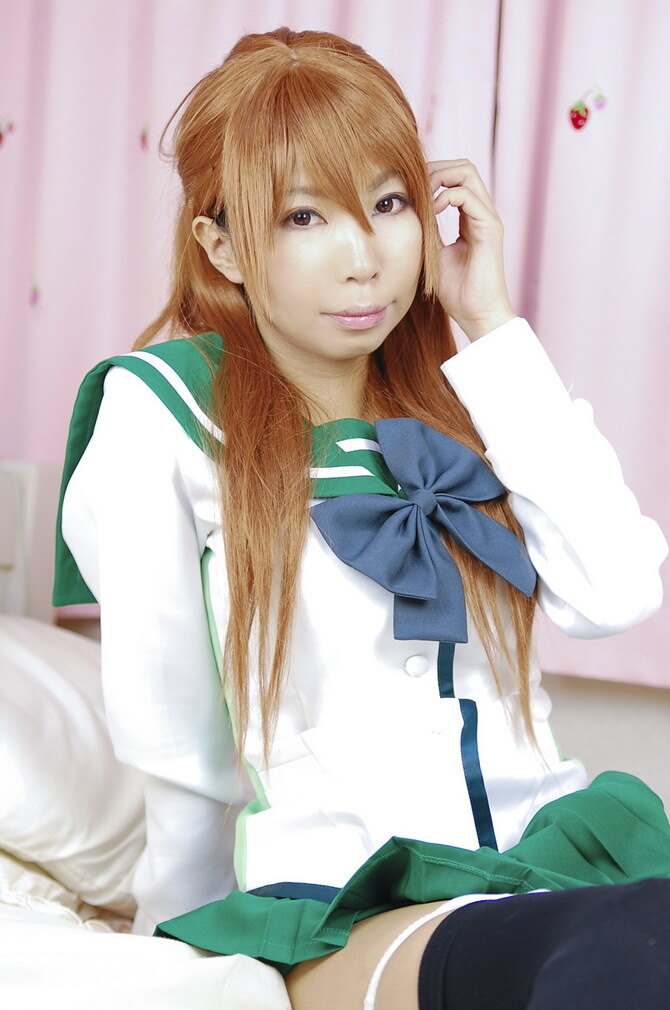 [Cosplay] 2013.04.09  Big boobs Saya Takagi 性感制服诱惑